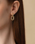 HeartWear® Link Earrings YG (Model) - Eclat by Oui
