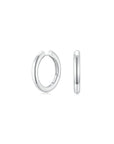 Gold Hooped Earrings 30mm WG - Eclat by Oui