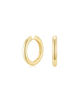 Gold Hooped Earrings 30mm YG - Eclat by Oui