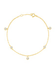 Ivy Bezel Bracelet (YG) - Eclat by Oui