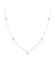 Ivy Bezel Necklace (WG) - Eclat by Oui