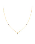 Ivy Bezel Necklace (YG) - Eclat by Oui