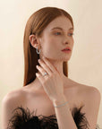 J Hoop Earrings (Model) - Eclat by Oui