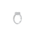 KNOT Alone® Pave Ring WG (Medium) (Side) - Eclat by Oui