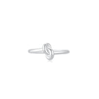 KNOT Alone® Ring WG (Small) (Front) - Eclat by Oui