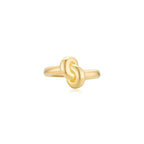 KNOT Alone® Ring YG (Large) (Front) - Eclat by Oui