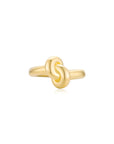 KNOT Alone® Ring YG (Large) (Front) - Eclat by Oui