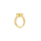 KNOT Alone® Ring YG (Large) (Side) - Eclat by Oui