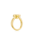 KNOT Alone® Ring YG (Large) (Side) - Eclat by Oui