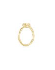 KNOT Alone® Ring YG (Small) (Side) - Eclat by Oui