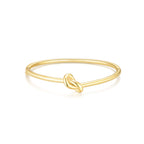KNOT Alone® Bangle (Yellow Gold) - Eclat by Oui