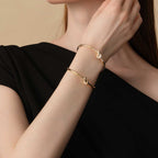 KNOT Alone® Bangle (Yellow Gold) (Model) - Eclat by Oui