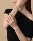 KNOT Alone® Bangle (Yellow Gold) (Model) - Eclat by Oui