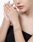 Lana Mini Tennis Bracelet (Model) - Elcat by Oui
