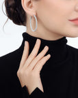 Lily Hoop Earrings 45mm (Model) - Eclat by Oui