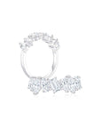 Lora Half Eternity Ring WG - Eclat by Oui