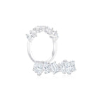 Lora Half Eternity Ring WG (Both) - Éclat by Oui