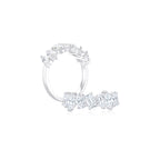 Lora Half Eternity Ring WG (Both) - Éclat by Oui