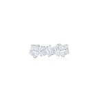 Lora Half Eternity Ring WG (Front) - Éclat by Oui