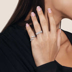 Lora Half Eternity Ring WG (Model) - Éclat by Oui