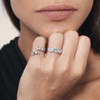 Lora Half Eternity Ring WG (Model) - Éclat by Oui