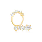 Lora Half Eternity Ring YG (Both) - Éclat by Oui