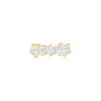 Lora Half Eternity Ring YG (Front) - Éclat by Oui