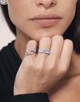 Lora Half Eternity Ring (Model) - Eclat by Oui