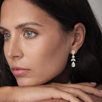 Melanie Drop Earrings (Model) - Éclat by Oui