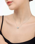 Mia Heart Halo Necklace (Model) - Eclat by Oui
