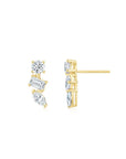 Mira Bar Ear Studs YG - Eclat by Oui