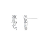 Mira Bar Ear Studs WG - Éclat by Oui
