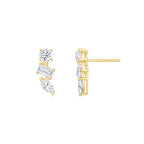 Mira Bar Ear Studs YG - Éclat by Oui