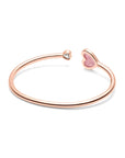 My Heart Rhodonite Bangle (Rose Gold) (Back) - Eclat by Oui