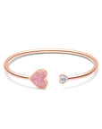 My Heart Rhodonite Bangle (Rose Gold) (Front) - Eclat by Oui