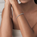 Nira Mixed Cut Tennis Bracelet (Model) - Éclat by Oui