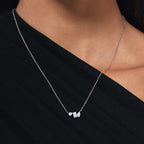 Parisa Cluster Necklace (Model) - Éclat by Oui