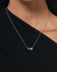 Parisa Cluster Necklace (Model) - Eclat by Oui