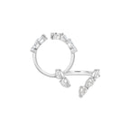 Pear Wrap Moissanite Ring