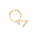 Pear Wrap Moissanite Ring