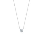 Round Solitaire Necklace WG - Éclat by Oui