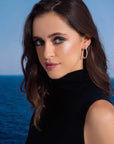 Sarah Hoop Earrings Large 34mm (Model) - Eclat by Oui