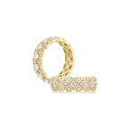 Scallop Mosaic Moissanite Ring (Both) YG - Éclat by Oui