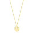 Smiley Face Necklace (YG) - Eclat by Oui