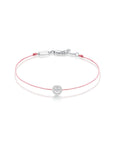 Smiley Face Thread Bracelet (Pink) - Eclat by Oui