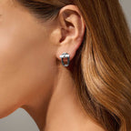 T-Bar Earrings WG (Model) - Eclat by Oui