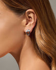 T-Bar Earrings WG (Model) - Eclat by Oui
