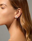 T-Bar Earrings WG (Model) - Eclat by Oui