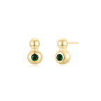 The Droplet Ear Studs YG (May) - Eclat by Oui