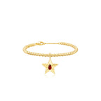 The Star Beaded Bracelet YG (Jul) - Eclat by Oui